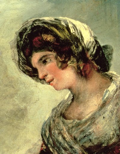 The Milkmaid of Bordeaux (detail) by Francisco de Goya